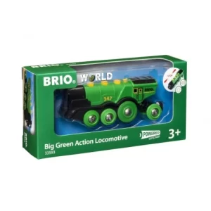 Ravensburger BRIO 63359300 Grüner Gustav Batterielok 6